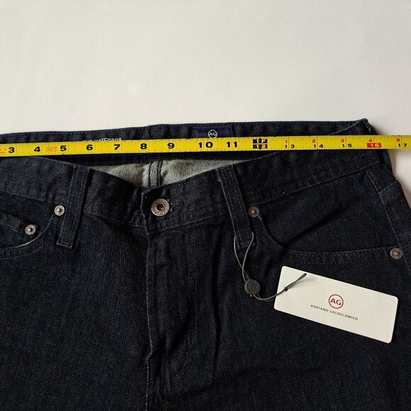 NEW AG Men's Matchbox Slim Straight Black Jeans Size 30 - Picture 9 of 16
